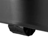 22 Gallon Black Wheeled Plastic Storage Trunk L328