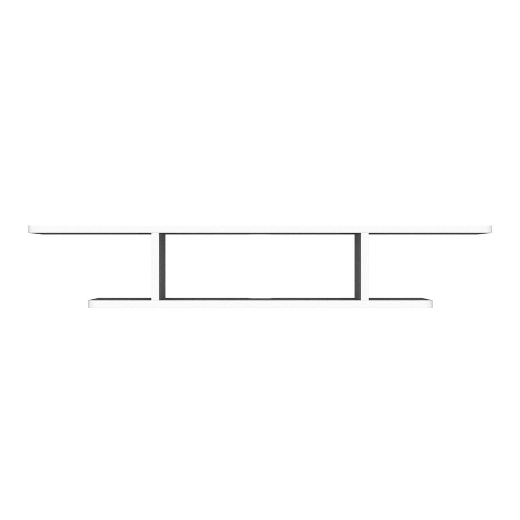 White Floating Wall Mounted TV Stand with Storage S3319