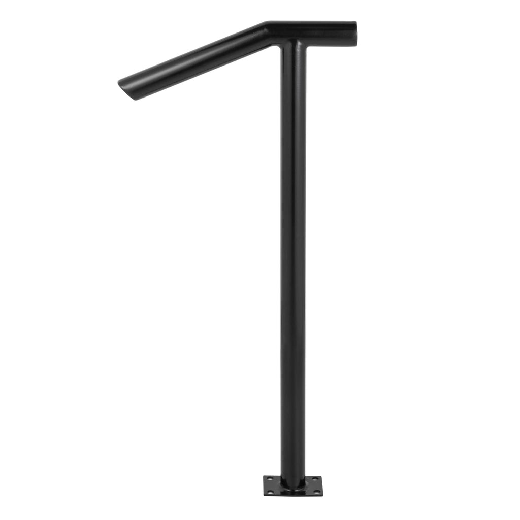 Black Steel Railing 330LBS Capacity Metal Handrails I52151
