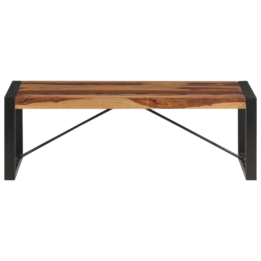 Brown Solid Sheesham Wood Coffee Table U64934