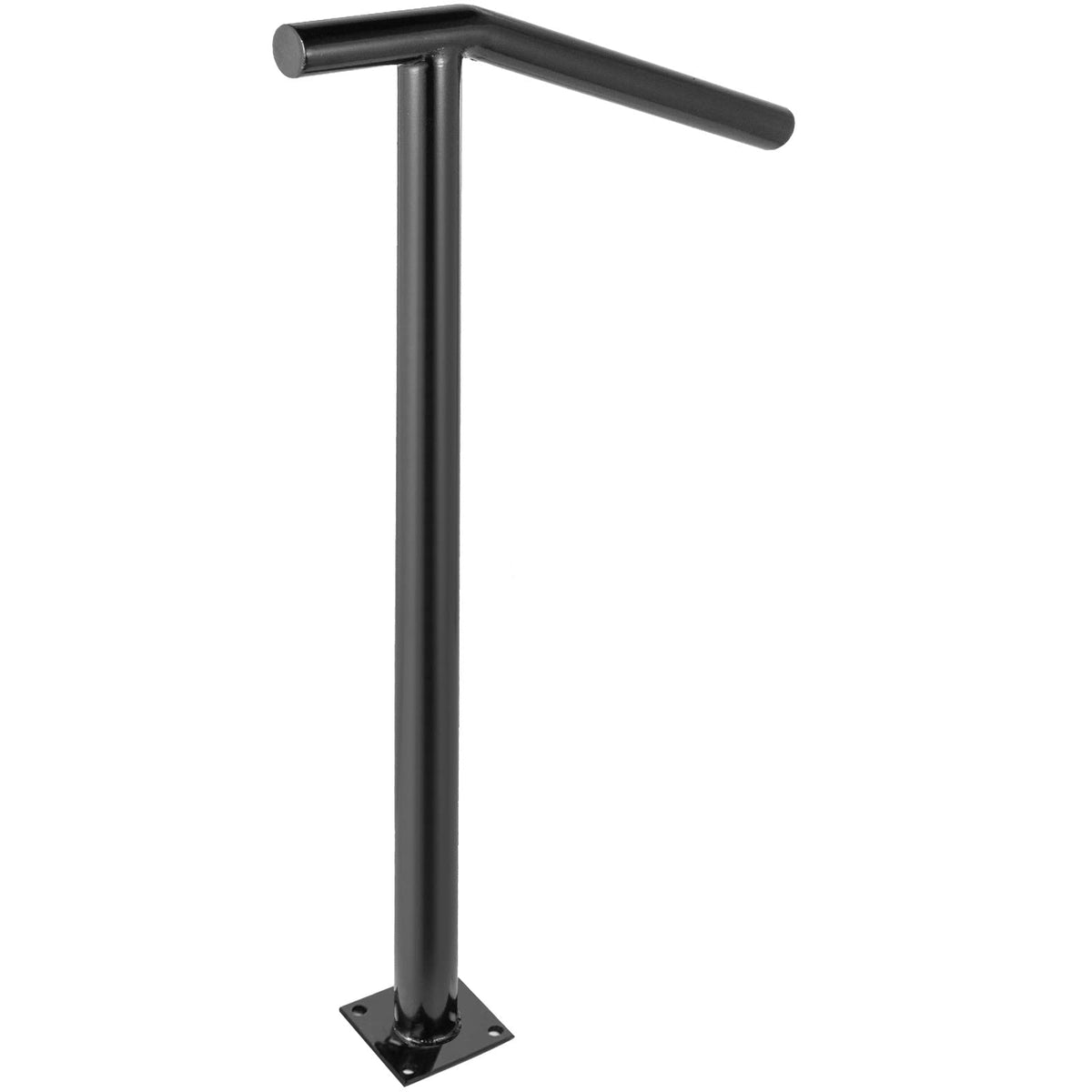 Black Steel Railing 330LBS Capacity Metal Handrails I52151