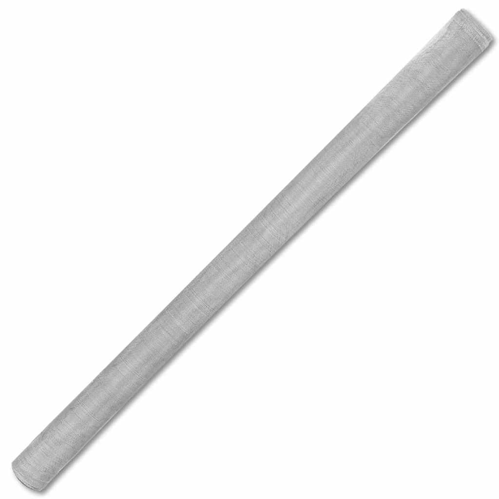 Aluminum Mesh Screen 39.4x196.9 Inch Silver L66540