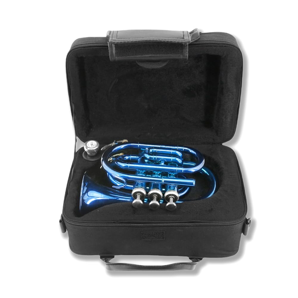 Bb Pocket Trumpet with 7C Mouthpiece and Hard Case A86950