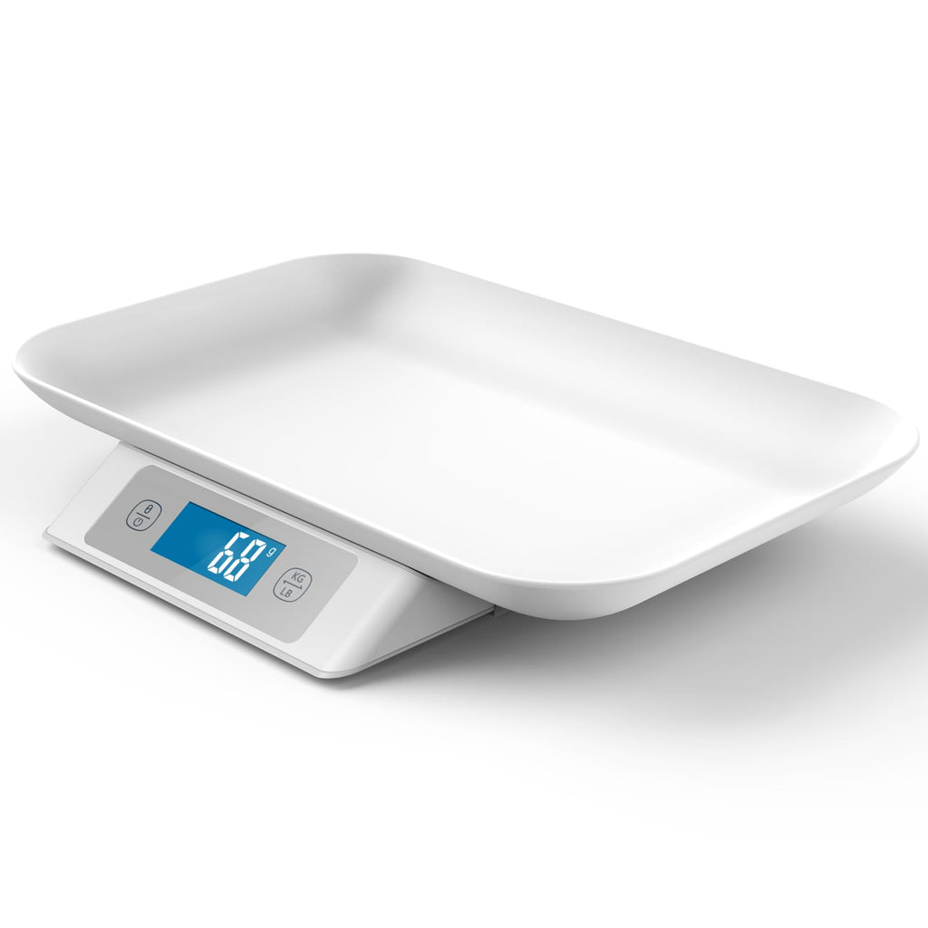 Digital Pet Scale 33 lbs Removable Tray Grey A3193