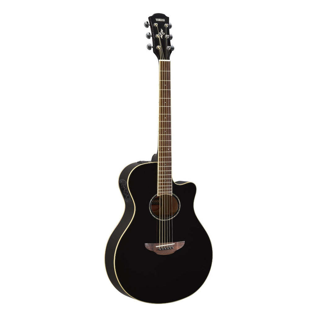 Black Thin Body Acoustic-Electric Guitar O55358