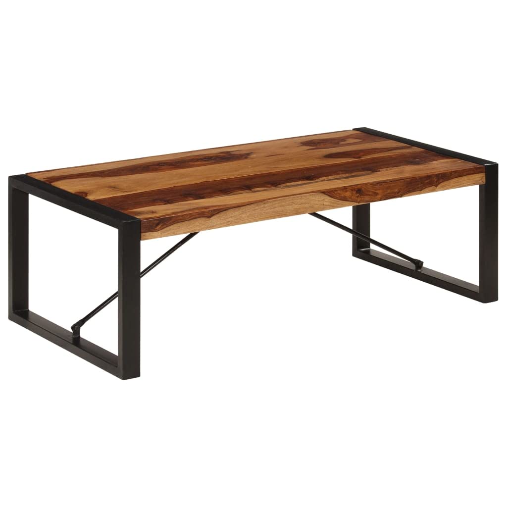 Brown Solid Sheesham Wood Coffee Table U64934
