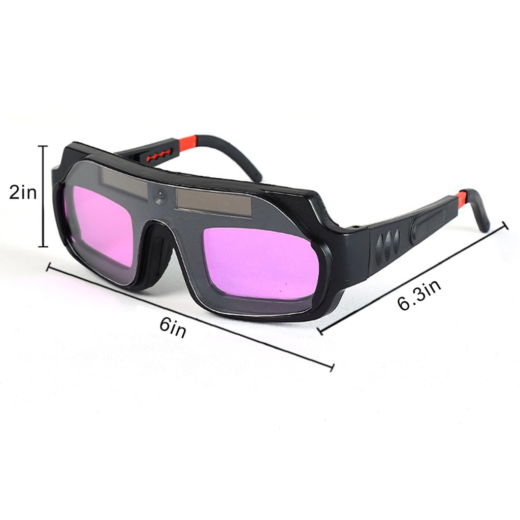 Auto Darkening Welding Glasses with Gloves and PC Lens M51674