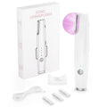 White Rechargeable Dermaplane Razor with 3 Replacement Blades D93467