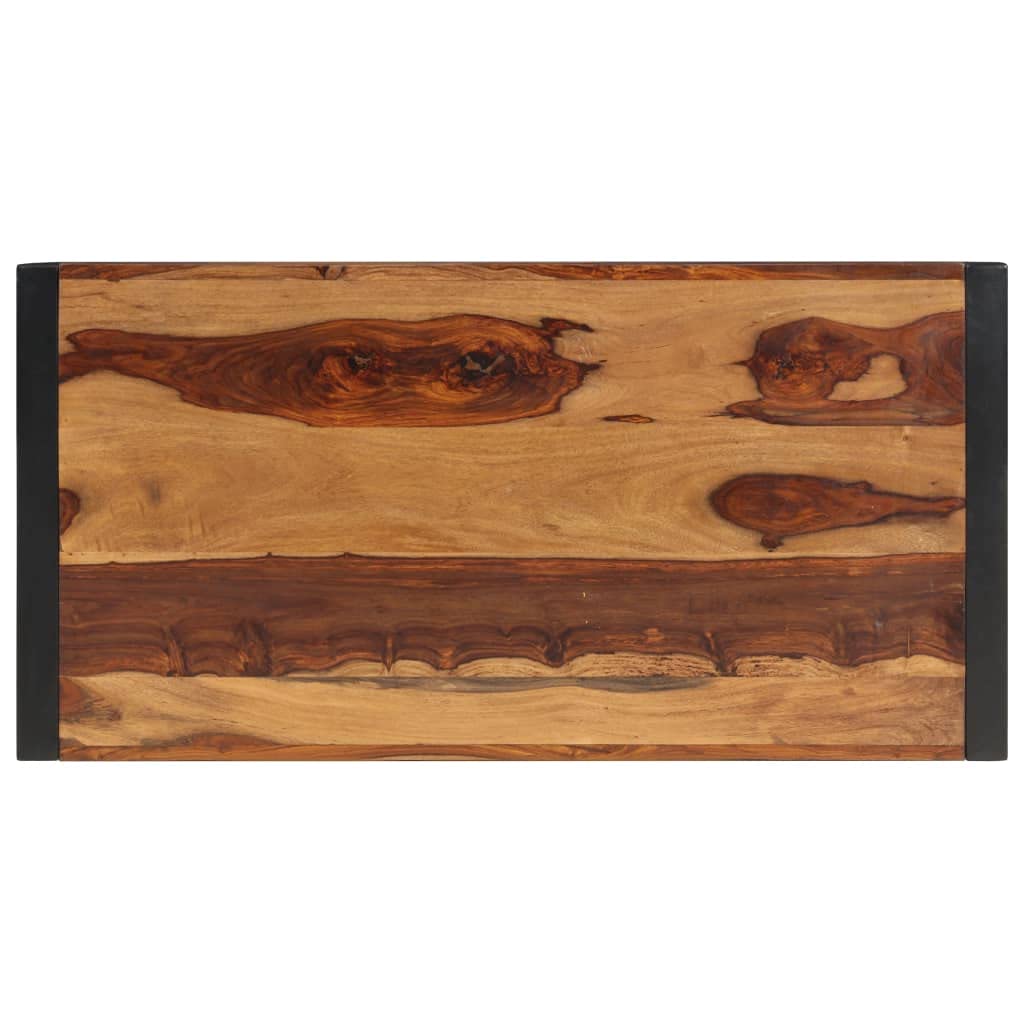 Brown Solid Sheesham Wood Coffee Table U64934