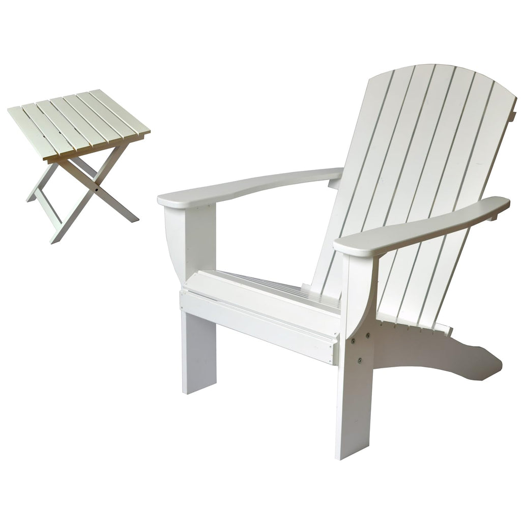 Cedar Adirondack Chair Set with Table G594
