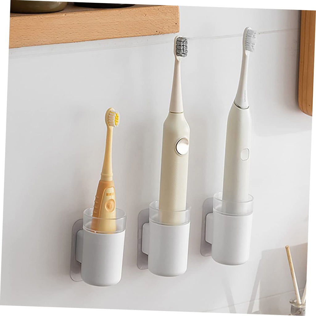 Wall Mounted Toothbrush Holder 2 Pack Plastic B8803