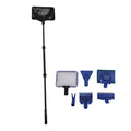 5 in 1 Aquarium Cleaning Kit with Scraper Gravel Rake Sponge Brush Fish Net S703584