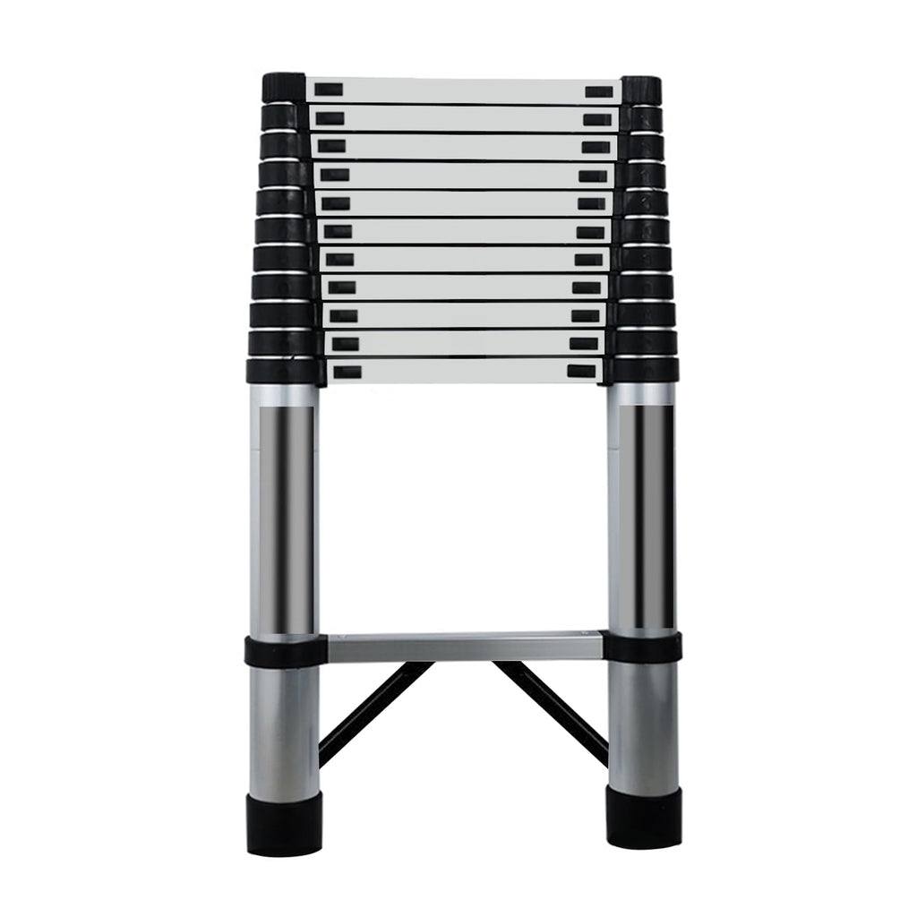 Telescoping Stainless Steel Extension Ladder 330 lbs I365684