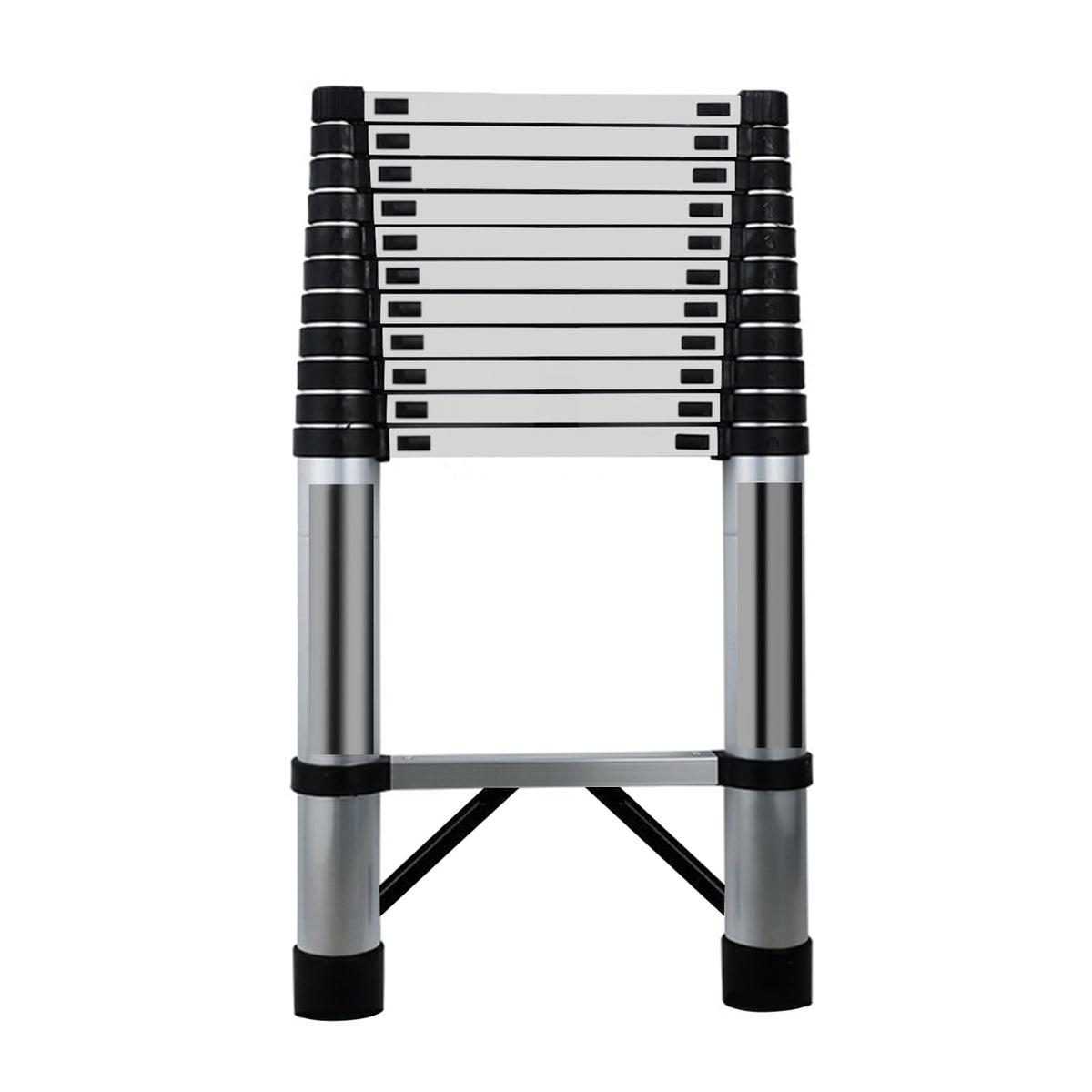 Telescoping Stainless Steel Extension Ladder 330 lbs I365684