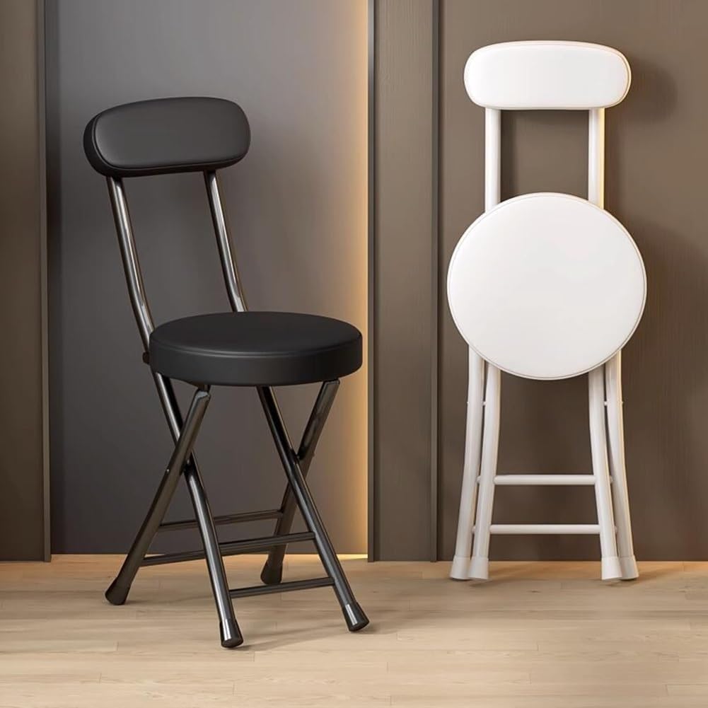 Black 18 Inch Folding Stool A6845