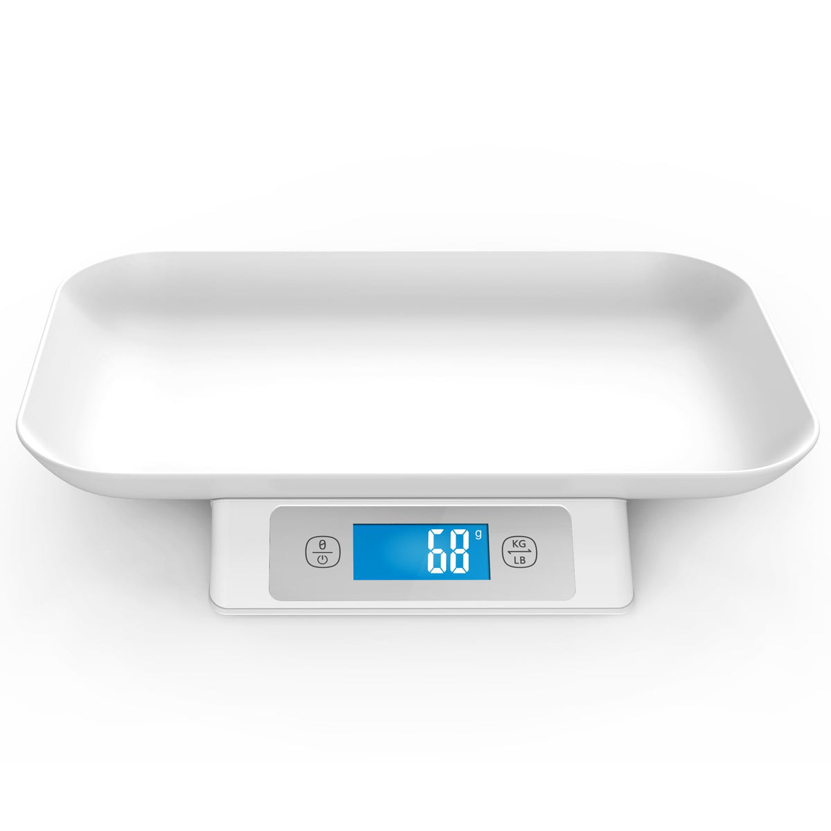 Digital Pet Scale 33 lbs Removable Tray Grey A3193