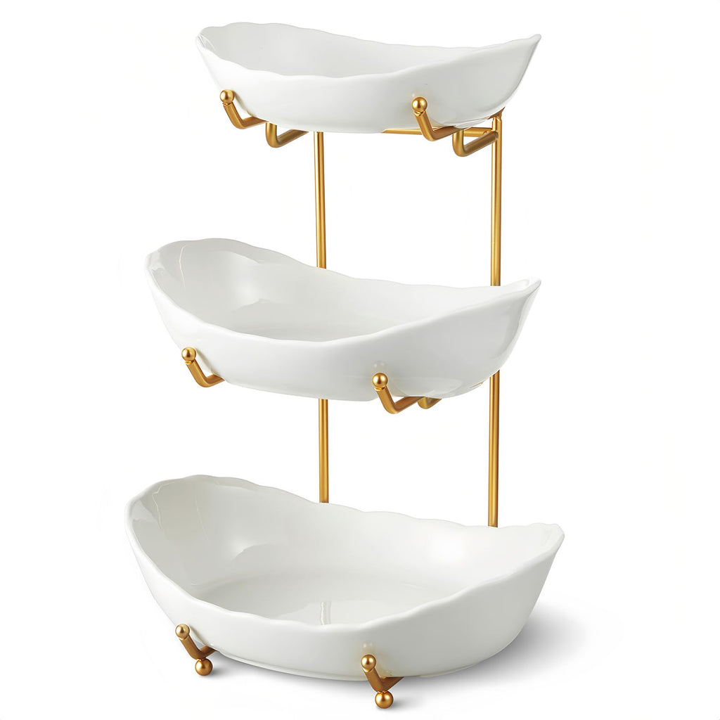 3 Tier Ceramic Fruit Basket M874