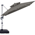 Cantilever Double Top Outdoor Offset Umbrella with 360° Rotation T667