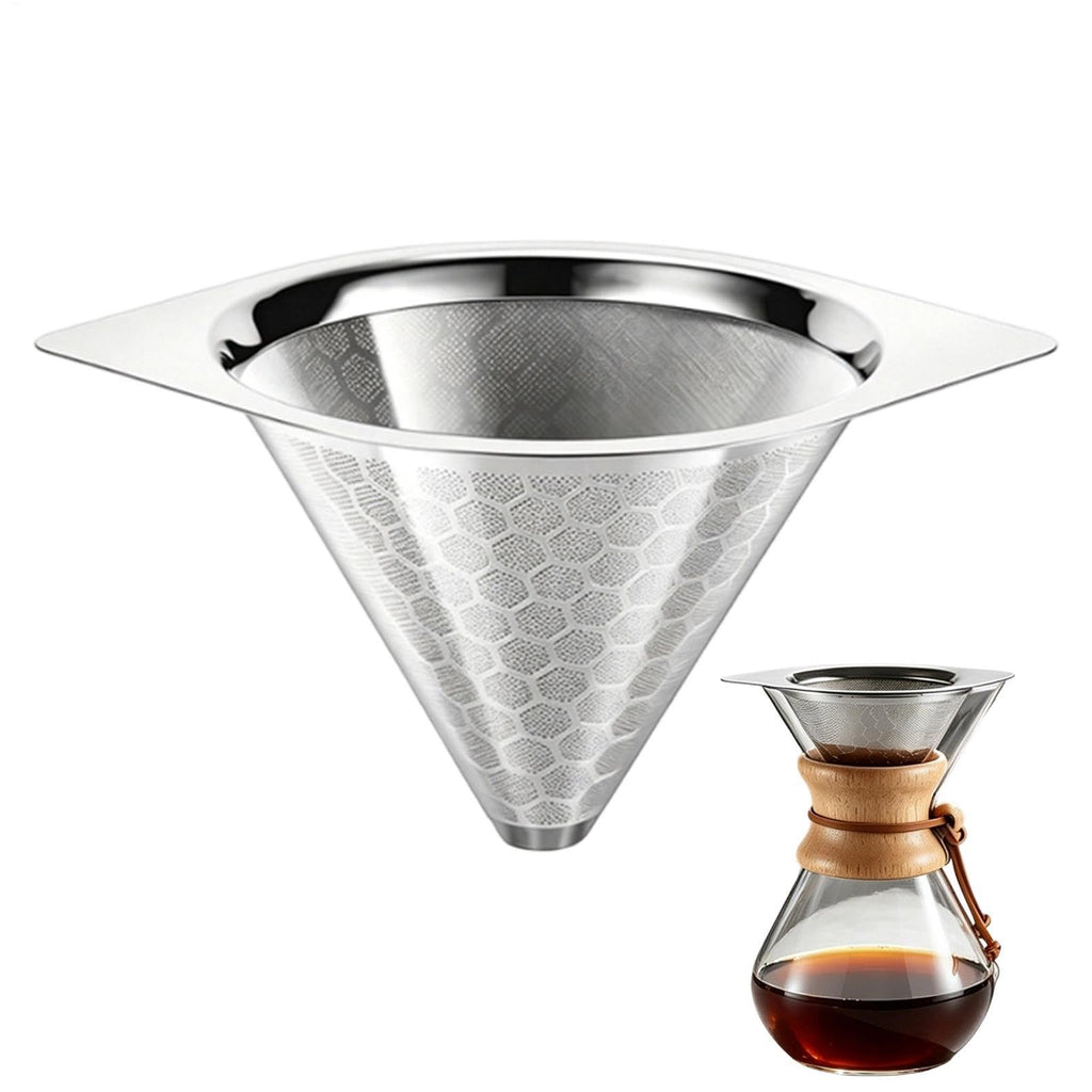 Stainless Steel Fine Mesh Drip Coffee Filter W2532