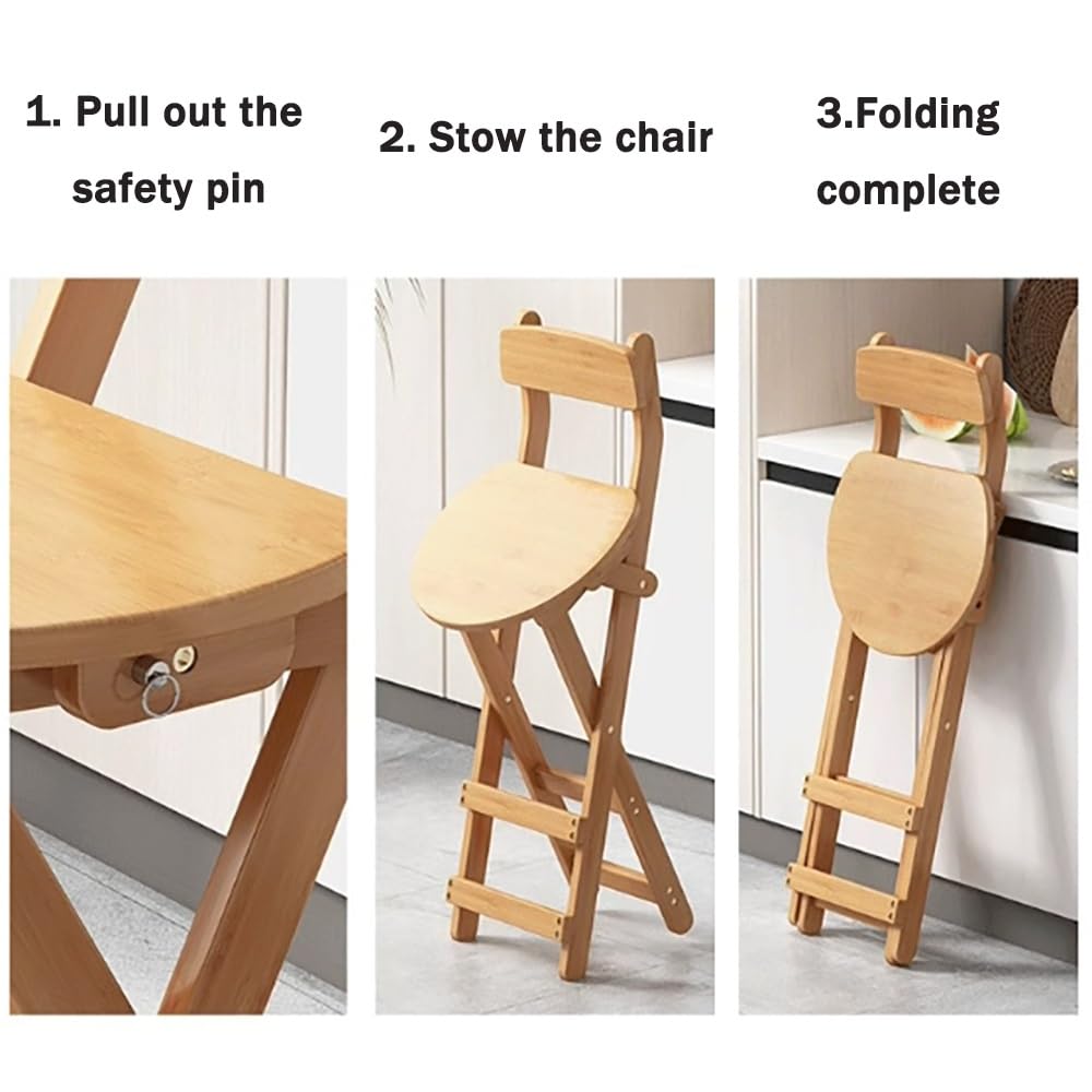 Collapsible Bamboo Bar Stools L6868