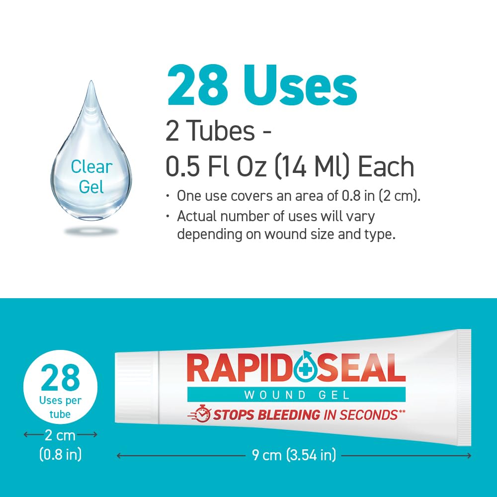 Hemostatic Wound Gel, 2 Tube C48612