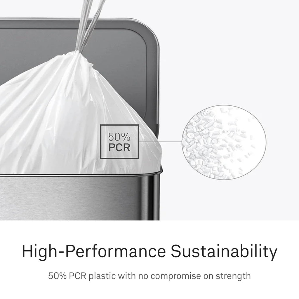 90 Count Drawstring Kitchen Trash Bags I9697