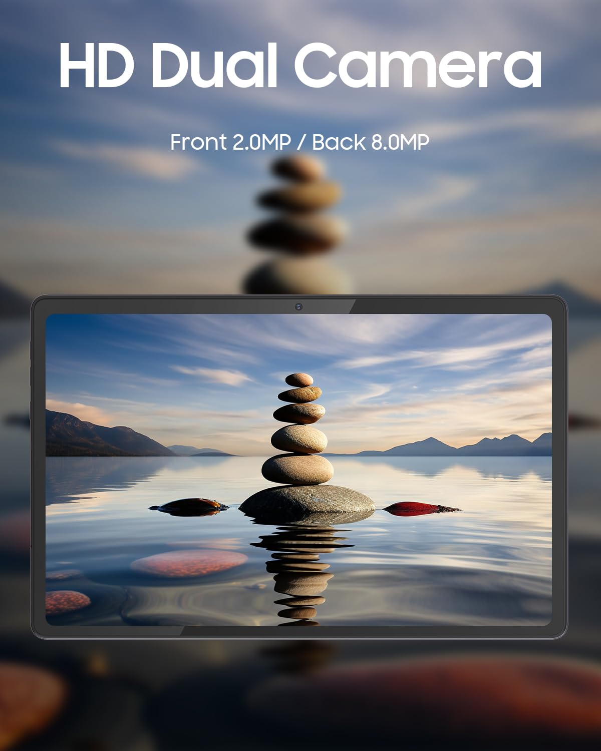 Android 13.0 10.4 Inch 16GB RAM 128GB ROM 2 in 1 Black Tablet P489