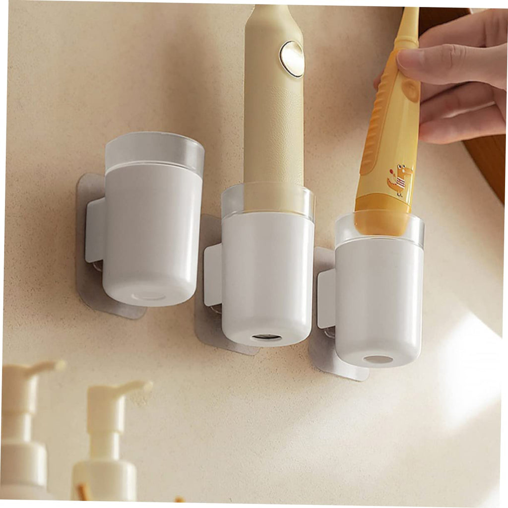 Wall Mounted Toothbrush Holder 2 Pack Plastic B8803