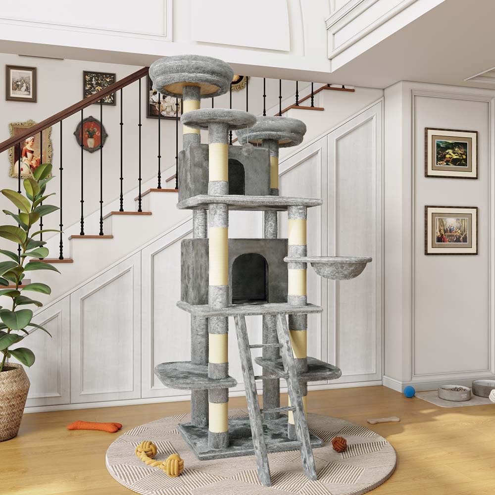 72 inch Cat Tree with Scratching Posts C577854