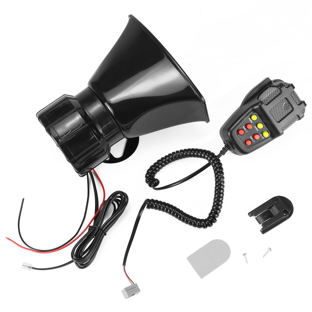 12V 100W 7-Sound Alarm Horn Siren Speaker L23770