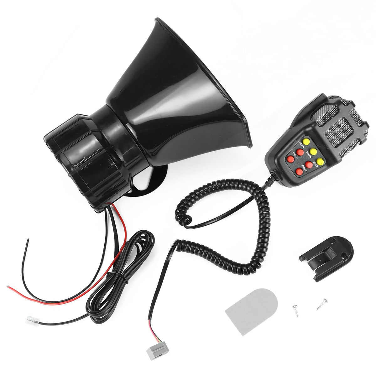 12V 100W 7-Sound Alarm Horn Siren Speaker L23770