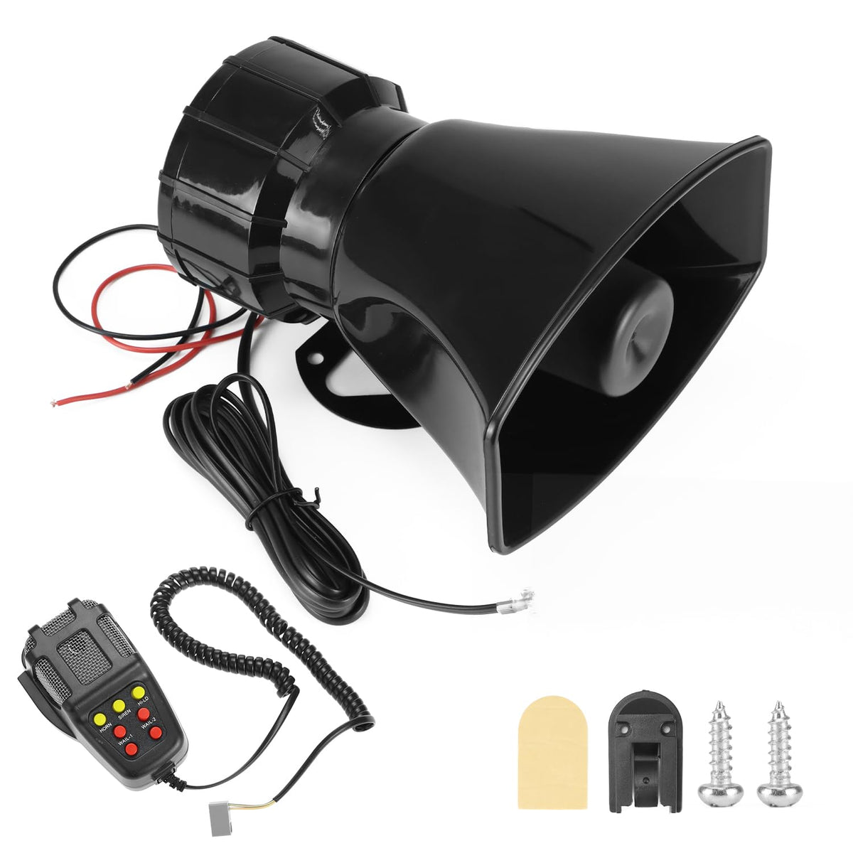 12V 100W 7-Sound Alarm Horn Siren Speaker L23770
