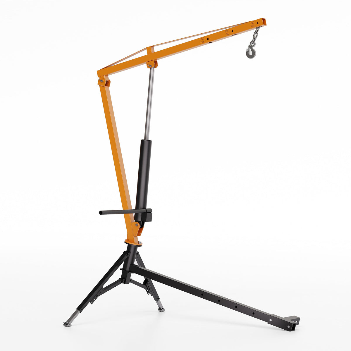 Heavy Duty Hydraulic Hitch Mounted Truck Crane with 360 Degree Swivel Boom W486