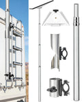 Adjustable Telescoping Flag Pole Mount Kit with Adapter Y838518