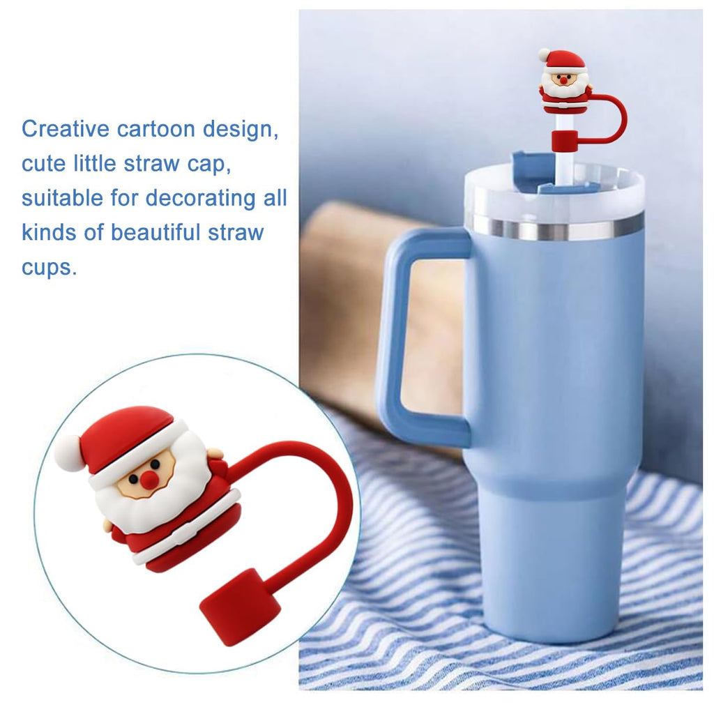 Straw Cover Cap for 30&40 Oz Tumbler, 10mm Reusable Straw Tips Lids P868493