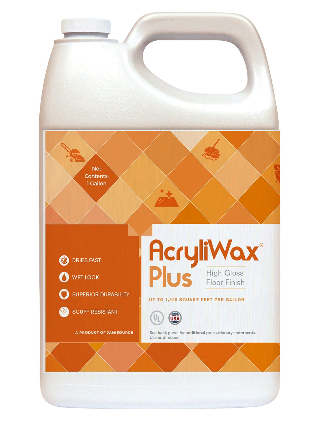 High Gloss Floor Finish & Wax 1 Gallon I626998