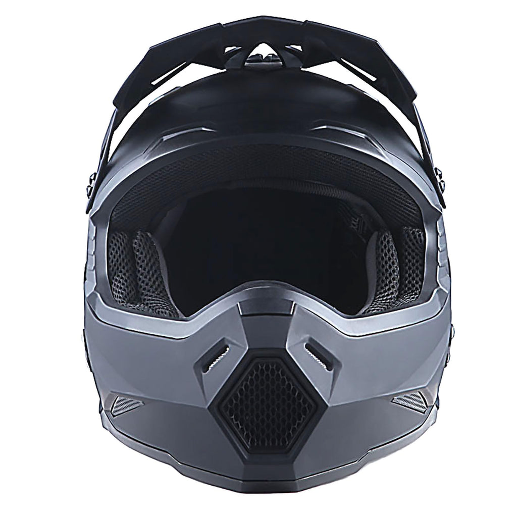 Full Face Motocross Helmet Matt Black S809