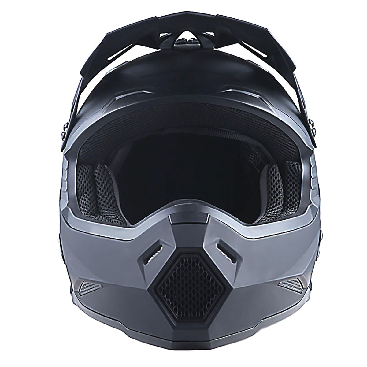 Full Face Motocross Helmet Matt Black S809