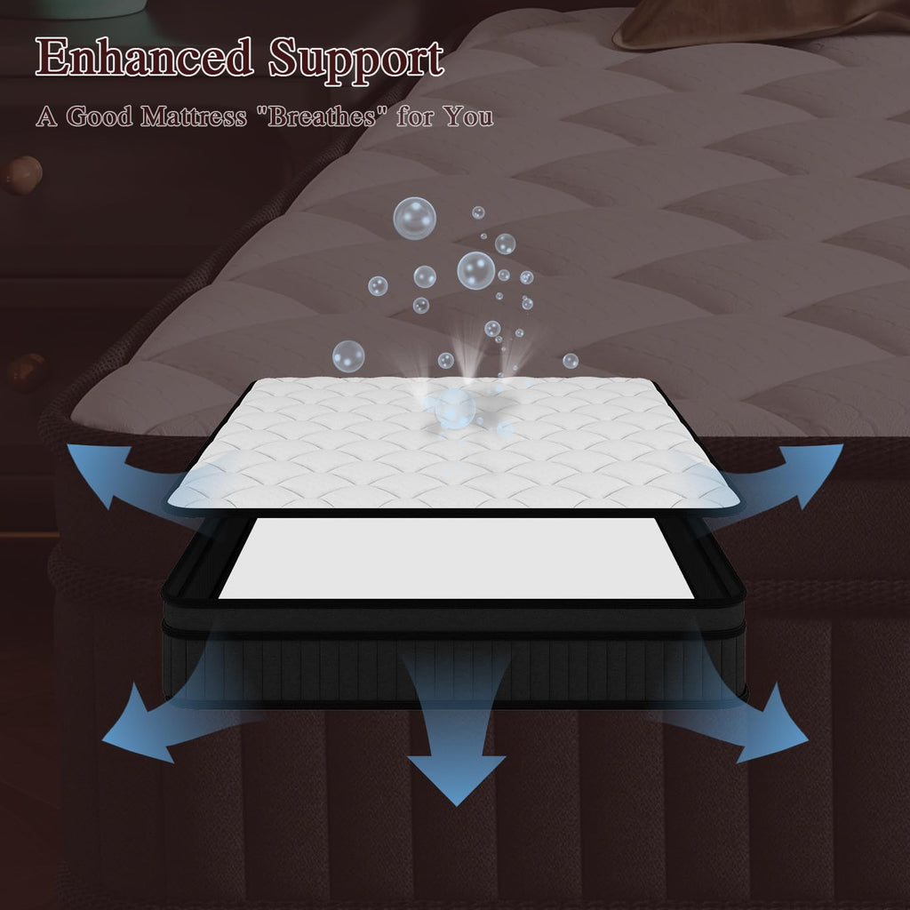 12 Inch Hybrid Full Mattress T68593