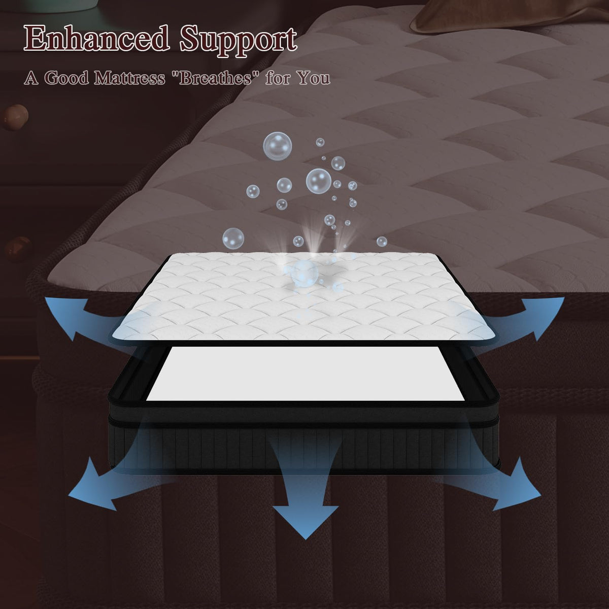 12 Inch Hybrid Full Mattress T68593