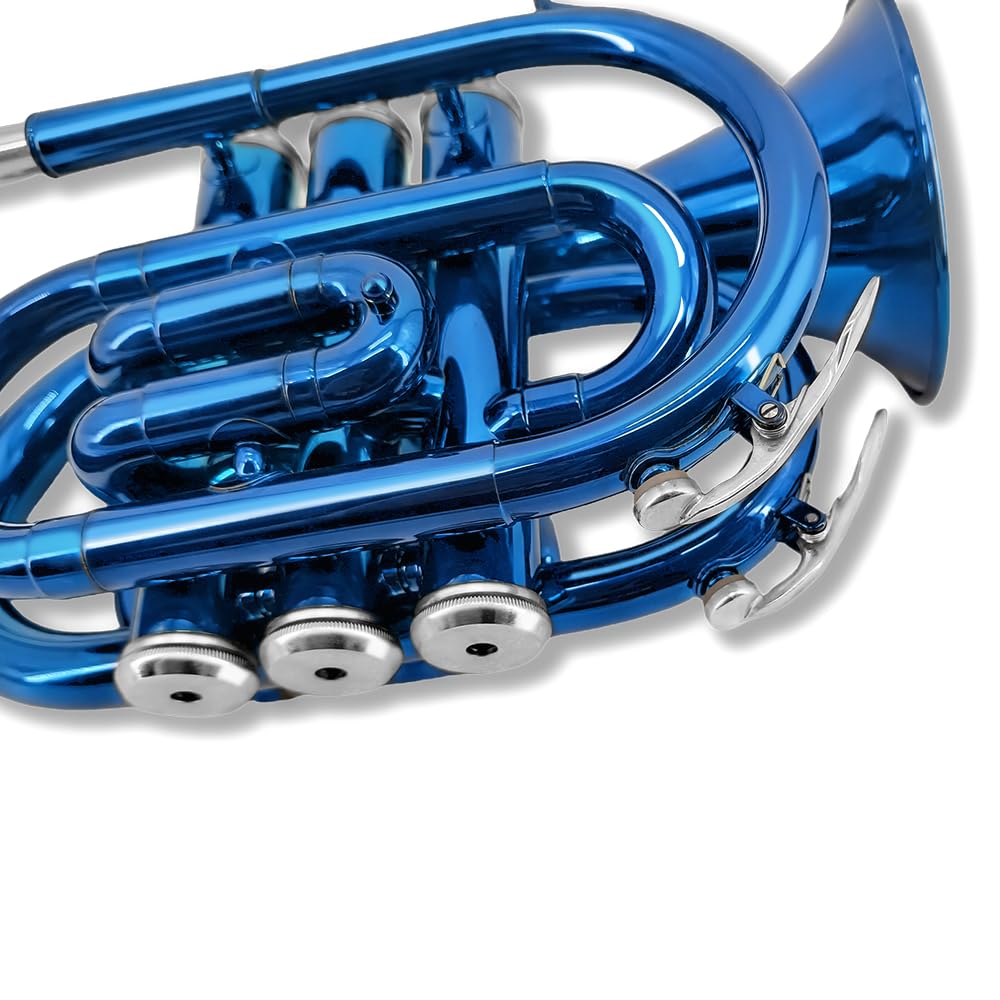 Bb Pocket Trumpet with 7C Mouthpiece and Hard Case A86950