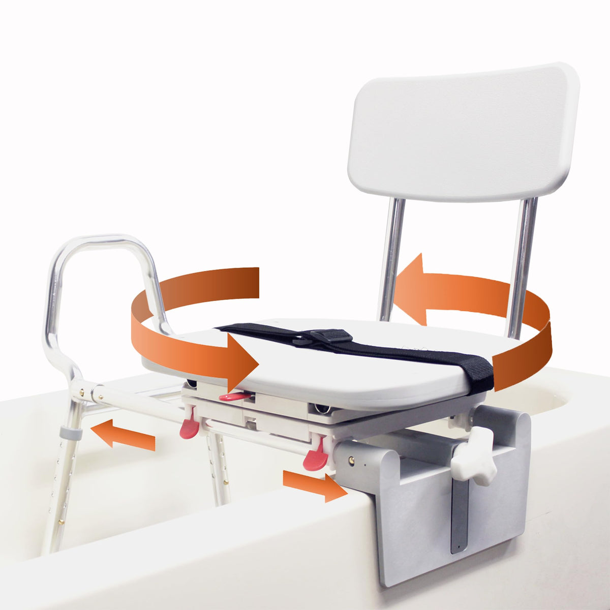 Sliding Tub Transfer Bench with Swivel Seat H74592