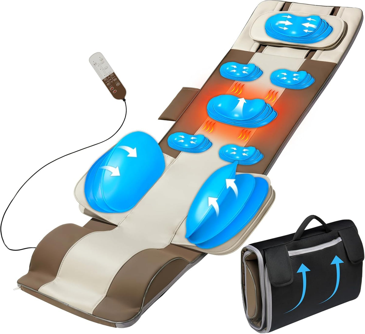 Full Body Massage Mat with Heat E80055