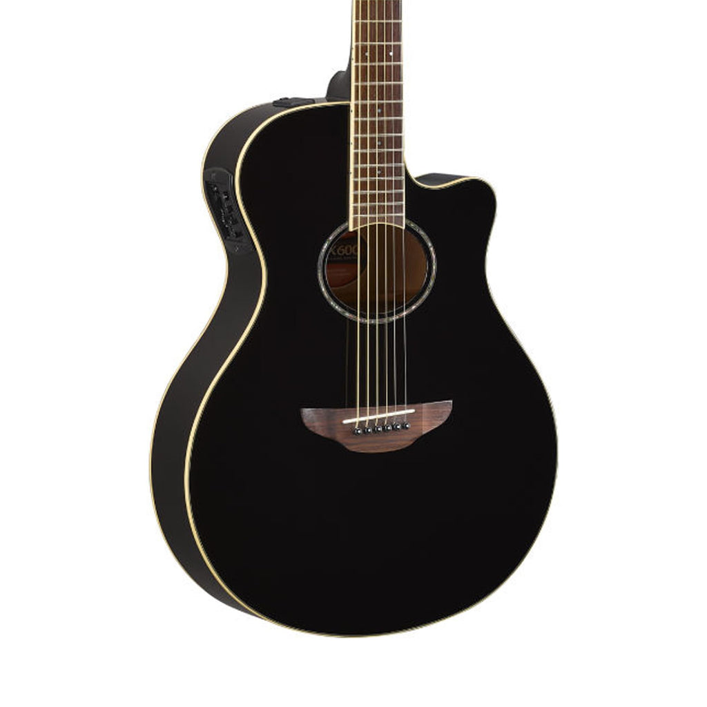 Black Thin Body Acoustic-Electric Guitar O55358
