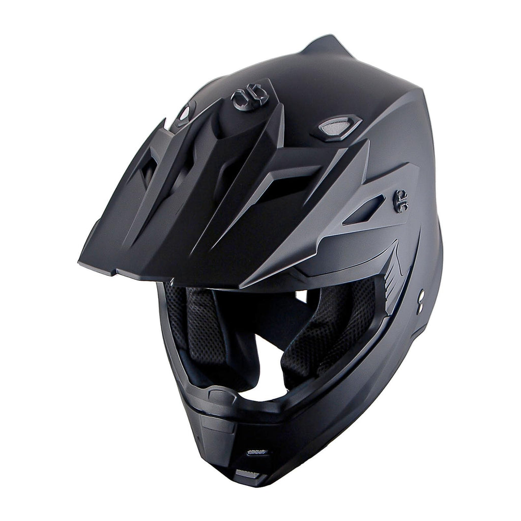 Full Face Motocross Helmet Matt Black S809