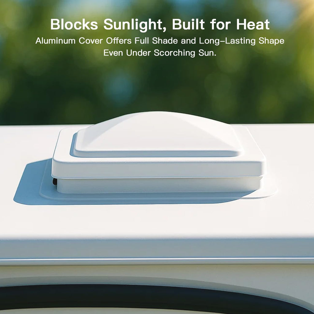 Aluminum RV Roof Vent Cover 14x14 In D2964