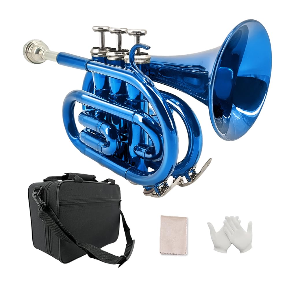 Bb Pocket Trumpet with 7C Mouthpiece and Hard Case A86950