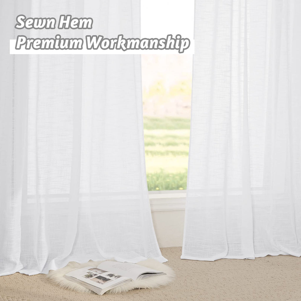 Extra Wide Sheer Curtains X621