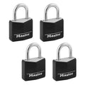 Outdoor Weather-Resistant Keyed Padlock 4-Pack P868080