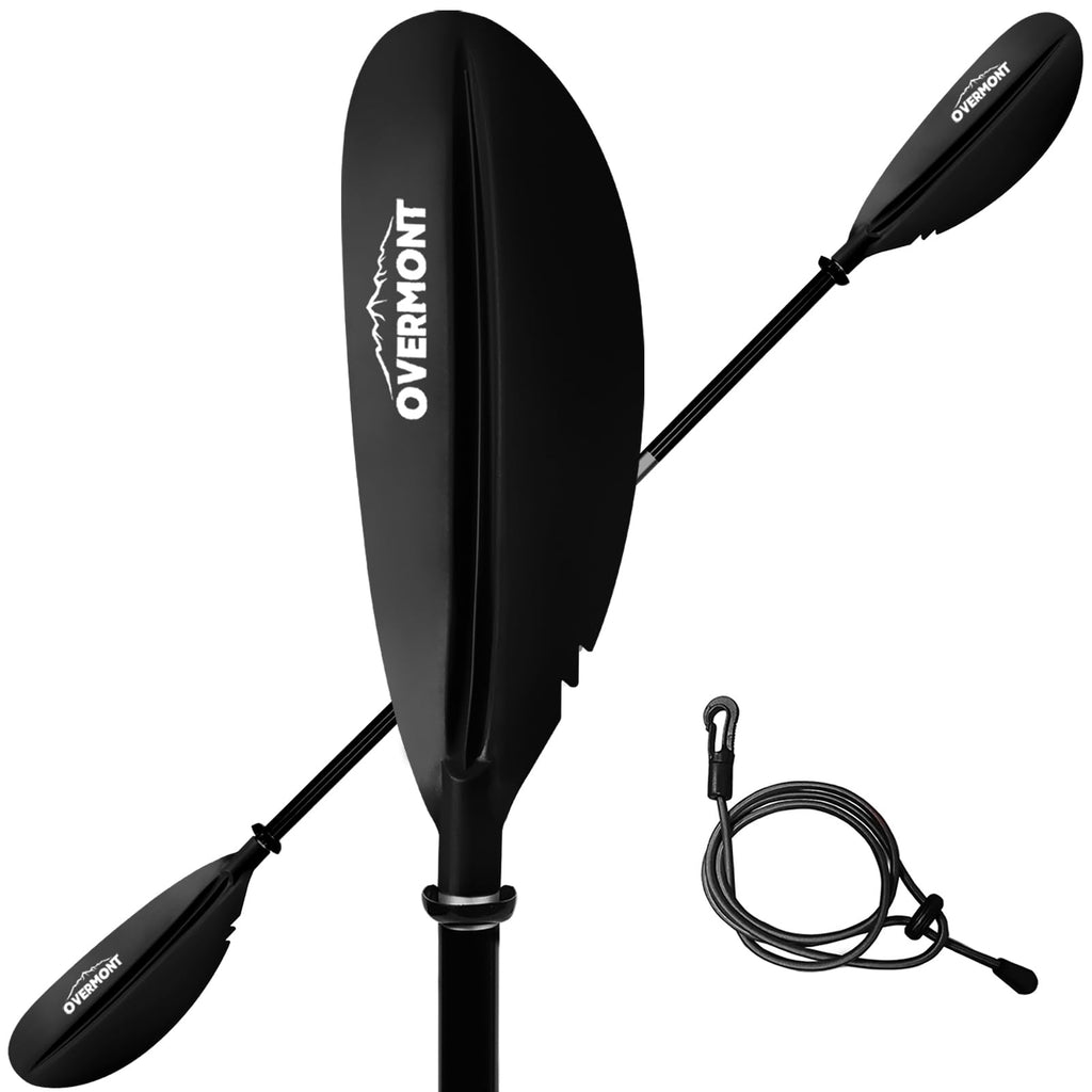 Heavy Duty Aluminum Alloy Kayak Paddles with Leash W4355